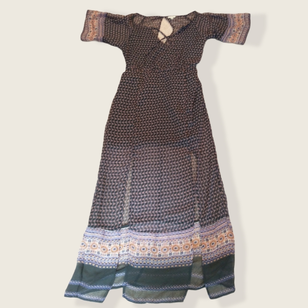 Urban Outfitters Ecoté Dress Print Long Dress